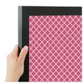 thumbnail image 4 of PinPix ArtToFrames 10x16 Custom Cork Bulletin Board Hot Pink Diamond   Poster Board Has a Fabric Style Canvas Finish, Framed in Satin Black (PinPix-302), 4 of 6