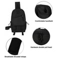 thumbnail image 3 of Bolso con correa, mochila para hombro en el pecho, mochila para computadora portátil, bolso cruzado, viajes al aire libre para hombres y mujeres, 3 of 5