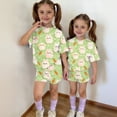 thumbnail image 6 of Grblisyd Girls Summer Outfits Size 10-12 Years Animal Print T-Shirts and Elastic Waist Shorts 2 Piece Outfit Kids Cute Clothing Sets, 6 of 7