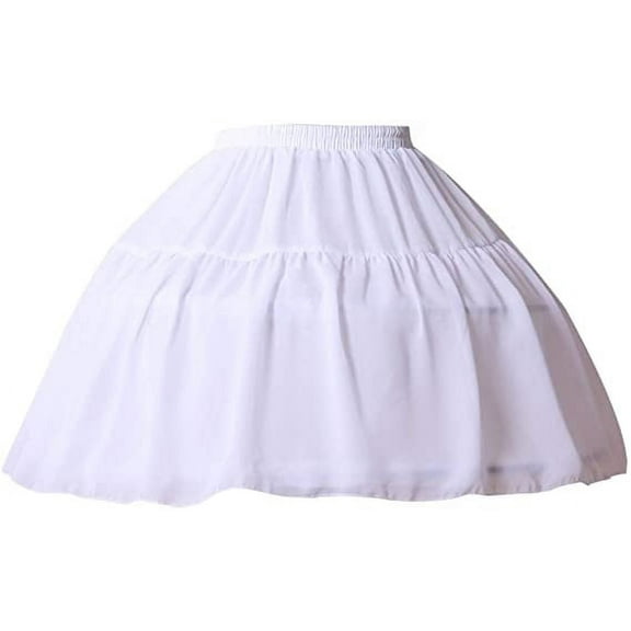 BBSET Elastic Waistband Chiffon Ball Gown Short Underskirt (Women's)
