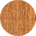 thumbnail image 1 of Ahgly Company Indoor Round Abstract Orange Modern Area Rugs, 5' Round, 1 of 4