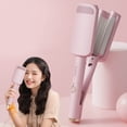 thumbnail image 3 of 2 Barrels 32 Mm Wavy Hair Curler 4 Temperatures for Long Short Hair, 3 of 3