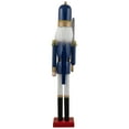 thumbnail image 5 of Northlight 48.25" Blue and White Christmas Nutcracker Soldier with Sword, 5 of 5