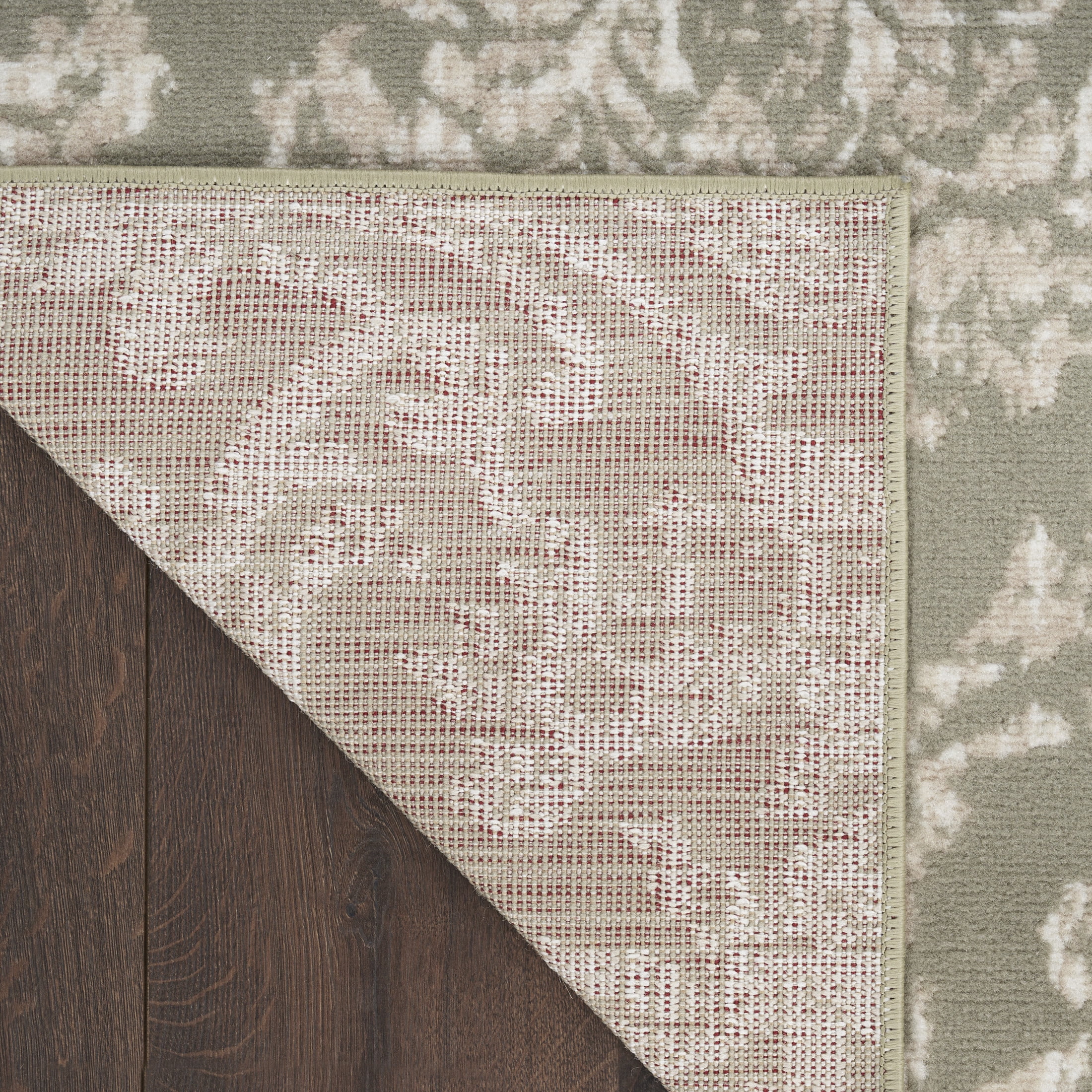 Nourison Jubilant 4' x 6' Olive Vintage Indoor Rug