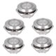 thumbnail image 1 of 5Pcs Momentary Push Button Switch Metal Auto Reset Ultra Thin Waterproof with LED 19mmDC12~24V White, 1 of 5