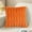 Orange, variant on Double-Sided Faux Fur Plush Decorative Throw Pillow Covers Fuzzy Striped Soft Pillowcase Cushion Covers for Sofa Couch Bedroom 12x20 inch