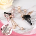 thumbnail image 3 of Kenally 2 piezas línea suave diamante mariposa coche salida de aire Clip Perfume antideslizante no destiñe decorativo Purificadores de aire, 3 of 6