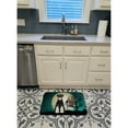 thumbnail image 3 of Halloween Scary Standard Schnauzer Salt and Pepper Machine Washable Memory Foam Mat, 3 of 4