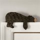 thumbnail image 3 of Decoración de puerta con forma de oso de madera, linda escultura de esquina para tu rincón, estatua artística, 3 of 4