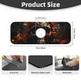 thumbnail image 2 of Sikiie Artistic Flower Butterfly Skull Splash Guard for Sink Faucet-1 PC Super Absorbent Fast Drying Mat Sink Gadgets-Splash Guard for Kitchen, Sink Mat, 2 of 7