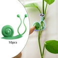 thumbnail image 3 of figatia 3x10Pcs Plant Climbing Wall Fixture Clips Snails for Fixing Plants Gardening Green, 3 of 6