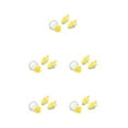 thumbnail image 3 of ziyahi Silicone Waterproof Nose Clip Soft Swimming Non-slip Earplug Sporting Surfing Portable Pool Swim Ear Protector Yellow 5Set, 3 of 6
