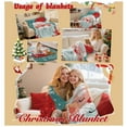 thumbnail image 5 of WEGFTDUOP Christmas Print Blanket Comfortable And Soft Flannel Blanket Merry Christmas Blanket Suitable For Bedroom Sofa Christmas Decoration 130X100cm Blankets And Throws, Bed Blankets, 5 of 7