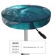 thumbnail image 4 of Balery Airplane Shark Fundas de asiento para taburete de bar redondo de tela de terciopelo ajustables que protegen de arañazos y manchas para sillas de 14 a 17 pulgadas.-14 inch, 4 of 7