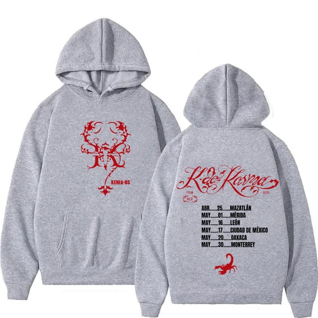 Cantante Kenia Os 2026 álbum música Fans sudaderas con capucha hombres mujeres Casual sudaderas Hip Hop jerseys de gran tamaño adolescentes ropa Unisex