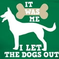 thumbnail image 3 of CafePress - I Let The Dogs Out Women's Classic T Shirt - Women's Traditional Fit Dark T-Shirt, 3 of 4