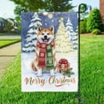 thumbnail image 3 of Merry Christmas Akita Snowy Winter with Gifts Tree Decorations Garden Flag 12x18in Double Sided Inu Dog Lover Outdoor Decor - 12020, 3 of 5