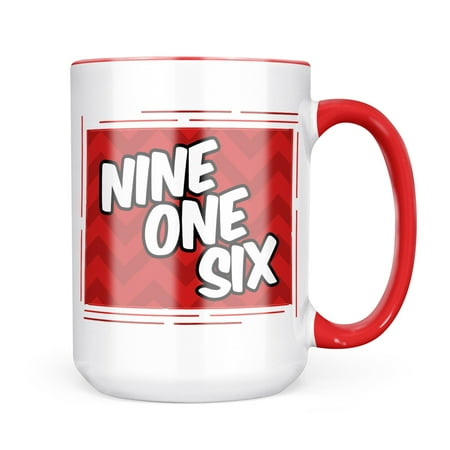 

Neonblond 916 Sacramento CA red Mug gift for Coffee Tea lovers