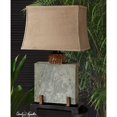 thumbnail image 1 of Uttermost Indoor and Outdoor Slate Square Table Lamp in Copper, 1 of 2