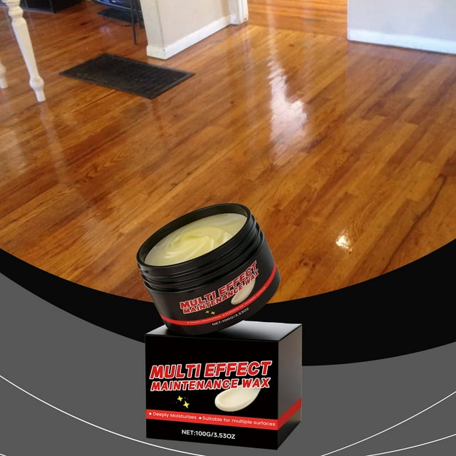 La mejor cera para suelos de madera para el cuidado y protección diaria - 100g de pulidor multifuncional para brillar y durar