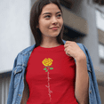 thumbnail image 3 of Playera de Mujer 1 Pza con Estampado Rosa con Frase "Madre Orgullosa" | 10 de Mayo Día de las Madres | Prenda entallada y Tela delgada fabricada con 100% Algodón, 3 of 5