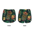 thumbnail image 5 of Lsque Tropical Tribe Mask Printed Women's Running Shorts with Liner Pockets,Elastic Quick Dry Workout Athletic Gym Yoga Shorts,Womens High Waist Shorts-Medium, 5 of 9