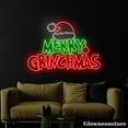 thumbnail image 4 of Glowneon Merry Christmas Neon Sign, Christmas LED Sign, Merry Christmas Sign, Santa Hat LED Light, 4 of 5