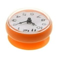thumbnail image 3 of Waterproof Shower Clock Suction Cup bathroom and kitchen Clock Wall/Window Glass/Mirror , Orange, 3 of 7
