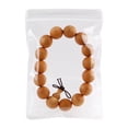 thumbnail image 3 of Bolsa de PVC transparente engrosada con autosellado para guardar joyas, pulseras, collares, etc., 3 of 6
