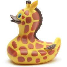 giraffe rubber duck