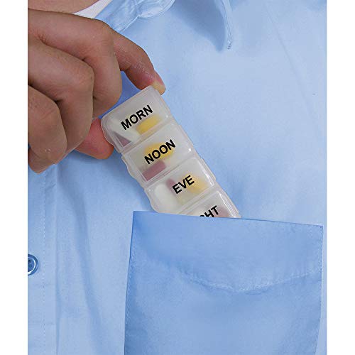 Jobar International - Pill Organizer, 31 pill holders, Rotates 360 degrees