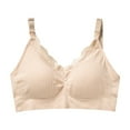 thumbnail image 2 of Fengqque Mother's Plus Size Nursing Soft Comfort Fit Bra Comfortable Breathable No Steel Ring Front Buckle Breastfeeding Underwear, 2 of 6