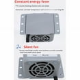 thumbnail image 4 of Calentador de Espacio, Diseño Compacto DC24V 800W 70 Grados Celsius Air Outlet 2 Puerto Calentador para la Hábitacia del Hogar Fábrica, 4 of 7