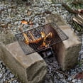 thumbnail image 7 of Boundless Voyage Mini Size Durable Titanium Charcoal BBQ Grill Plate Include a Carry Bag For Outdoor Camping Beach, 7 of 7