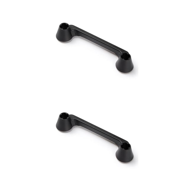 sweethay RC-N1 Control remoto Joysticks Stick Rocker Guard Control Stick Accesorio Soporte fijo de alta resistencia Transmisor Negro Negro 2Conjunto