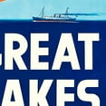thumbnail image 2 of 20" x 30" Great Lakes 1937 Vintage Travel Poster Wall Art, 2 of 4