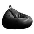thumbnail image 3 of Sofá tipo puf,Bean Bag Silla Sofá Individual Transpirable Hogar Moderno,Futón Sofá Piso Silla para juegos Silla reclinable Dormitorio,Sofá cama Tatami Oficina cómoda portátil,Sofá Negro, 3 of 8