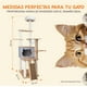 thumbnail image 5 of Mueble Rascador Para Gatos Poli Pets Savannah - Color Gris, 5 of 8