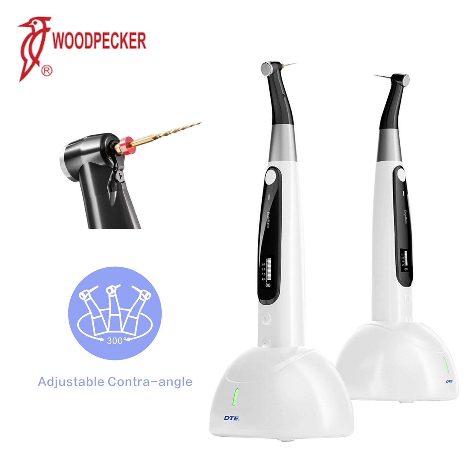 Woodpecker Dental Endomatic Endo Motor with Apex Locator Contra Angle