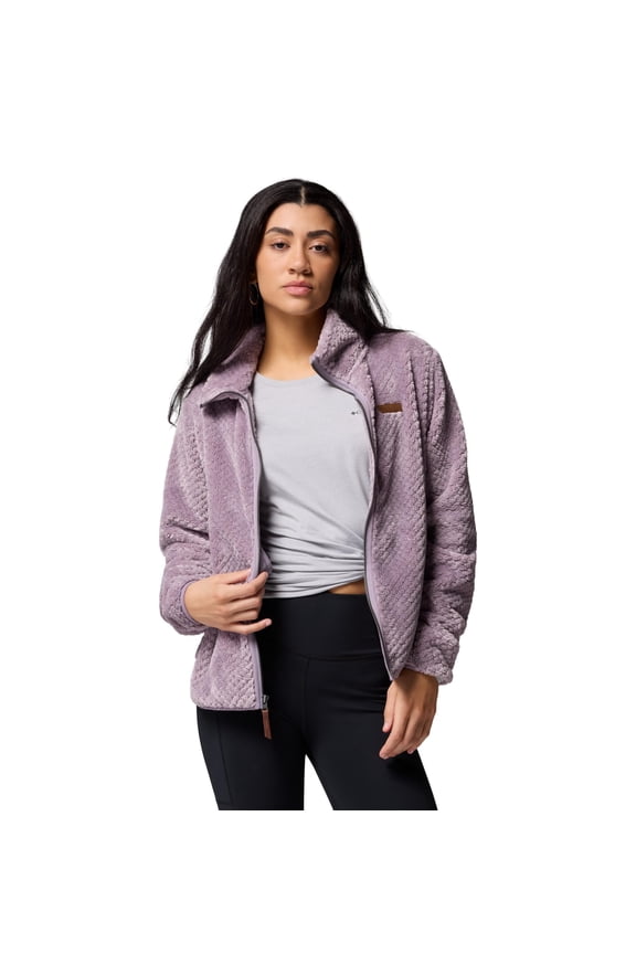 Fire Side II Sherpa Full Zip Fleece Outerwear Jacket, Shale Purple, Large, 181979