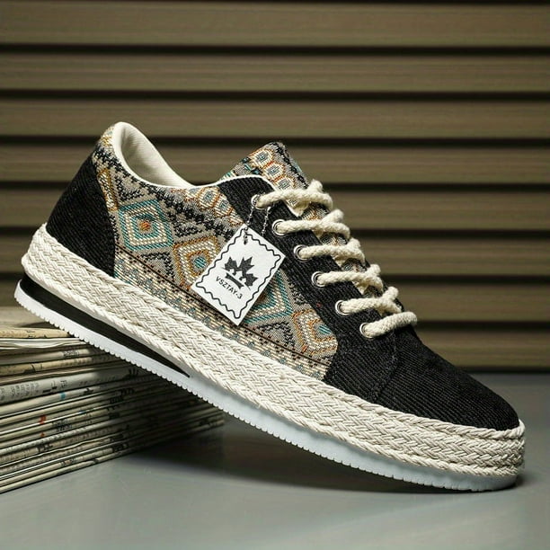 Zapatos de lona con cordones y caña baja para hombre, zapatillas de skate transpirables de moda, zapatillas deportivas para hombre