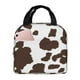 thumbnail image 1 of Easygdp Brown Cow Bolsa Térmica Premium - Tela Oxford Impermeable, Gran Capacidad, Bolsillo Frontal, Unisex para Trabajo, Escuela, Actividades al Aire Libre y Picnics, 1 of 8