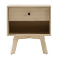 thumbnail image 2 of Mid-Century Modern Minimalist Nightstand with 1 Drawer Coastal Oak, 2 of 5