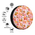 thumbnail image 4 of Goofa Funny Food Pattern Universal Tire Cover for Jeep, SUV, Truck, and Trailer – Waterproof, UV-Resistant,Easy to Install, Fits 14"-17" Tires-17 inch, 4 of 6