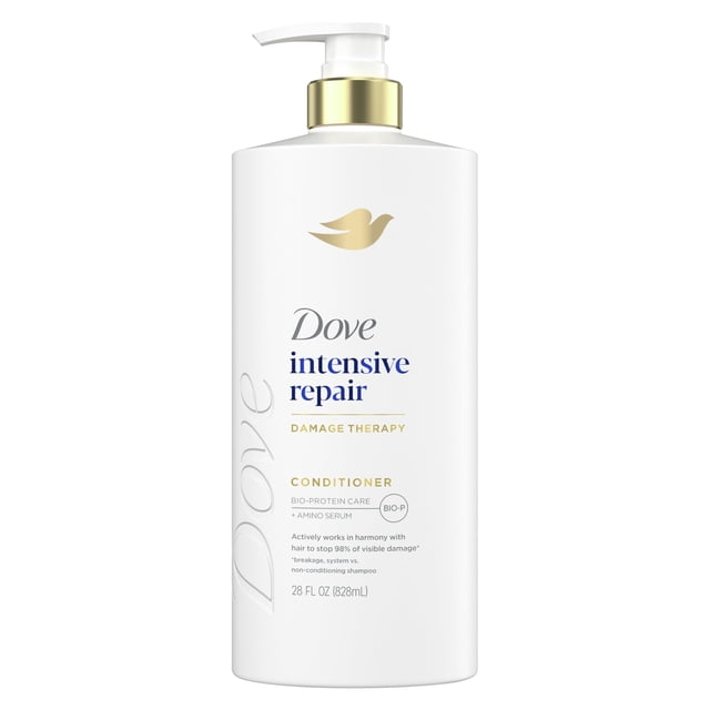 Dove Acondicionador Reparación Intensiva para Cabello Dañado con Tecnología Bio-Protein Care y Amino Serum 28 Fl Oz