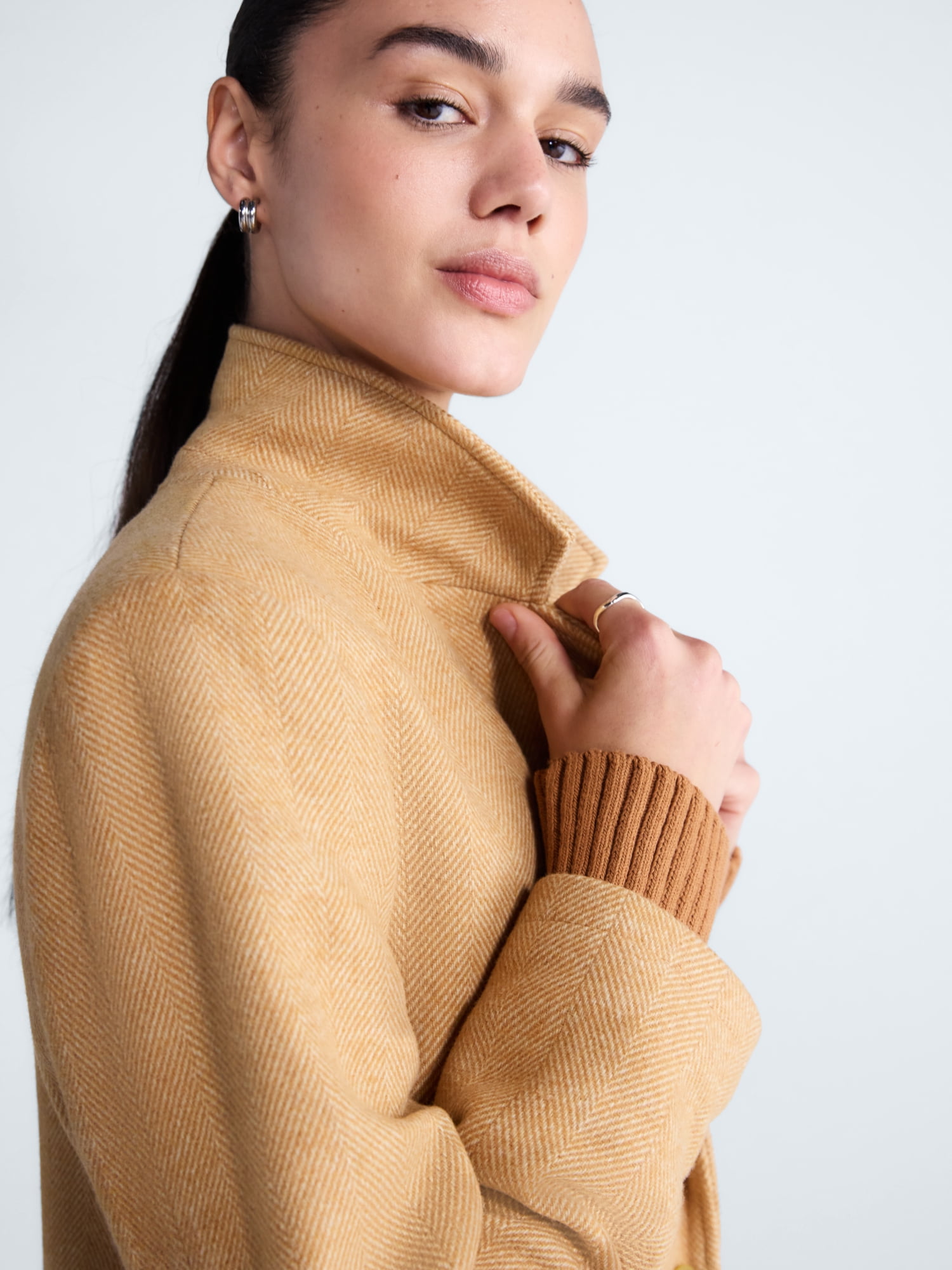 Free Assembly Women's and Women's Plus Single-Breasted Blazer with Ribbed Cuffs, Sizes XS-4X