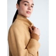thumbnail image 6 of Free Assembly Women's and Women's Plus Single-Breasted Blazer with Ribbed Cuffs, Sizes XS-4X, 6 of 7