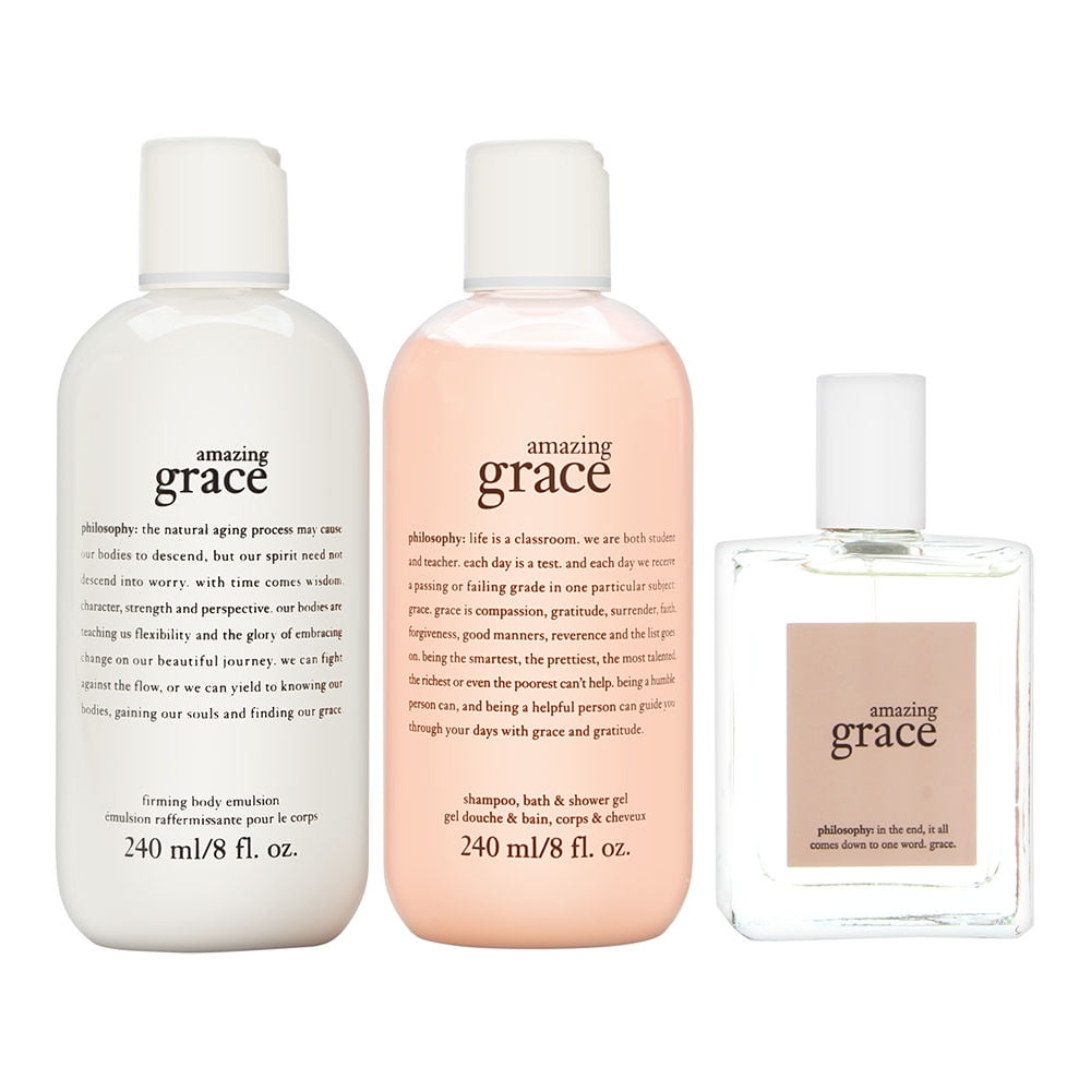 Philosophy Philosophy Amazing Grace Set 3 Piece Set 2 oz Eau de