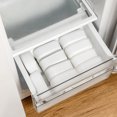 thumbnail image 3 of Miangastore Refrigerator Organizer Bins White 6Pcs 4.3X3.1X1.6in, 3 of 9
