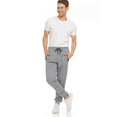 thumbnail image 4 of Pantalones deportivos para hombre, paquete de 3 pantalones deportivos de forro polar para entrenamiento deportivo activo para hombres y mujeres con bolsillo con cremallera y cordón, 4 of 5